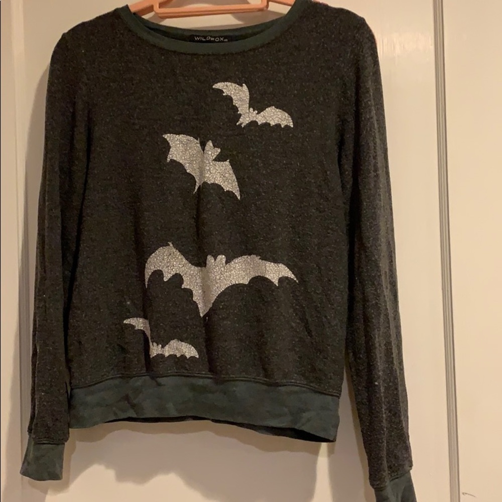 Wildfox Grey “Bats” Sweatshirt